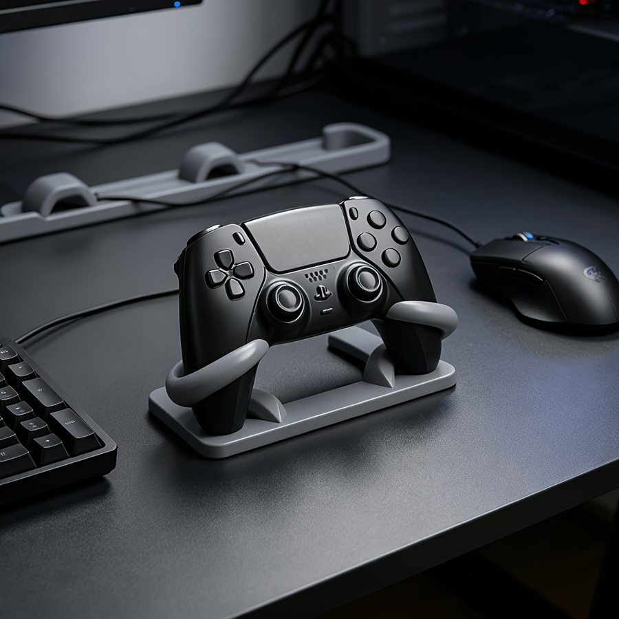 Gaming Setup Desk - Support de manette de jeu minimaliste