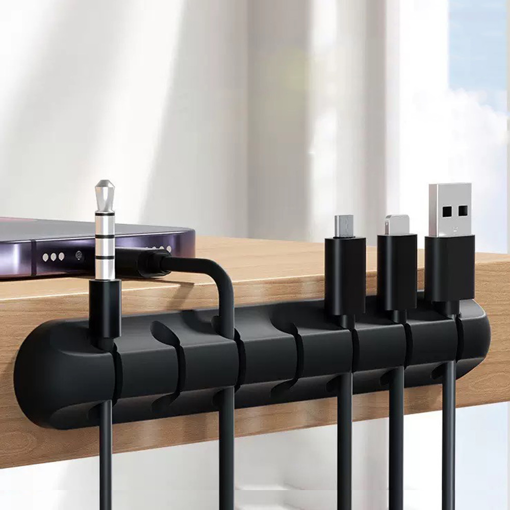 Desk Setup Pegboard - Clips adhésifs multi-usages pour câbles –