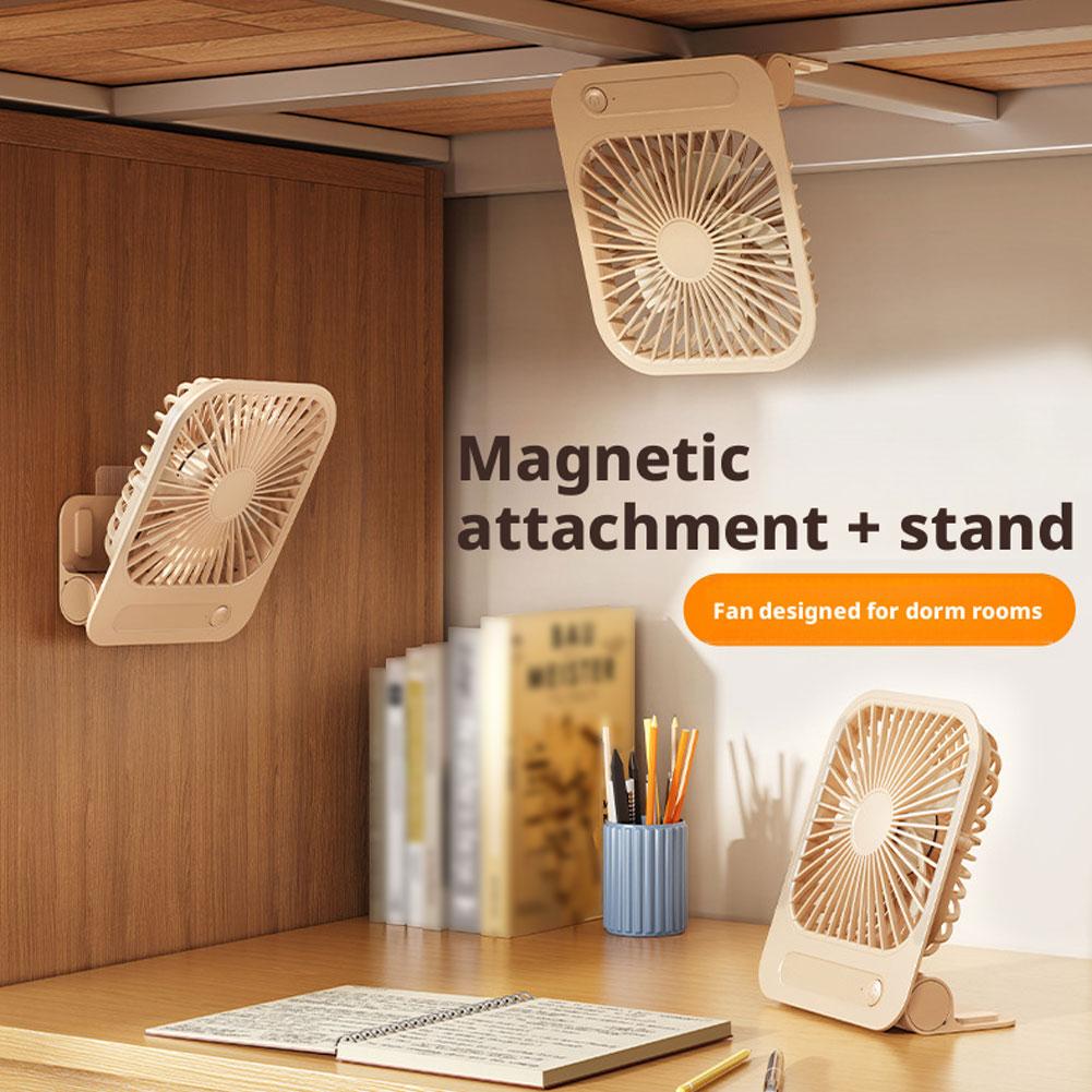 Desk Setup At Home - Ventilateur de refroidissement magnétique ultra-fin, ventilateur