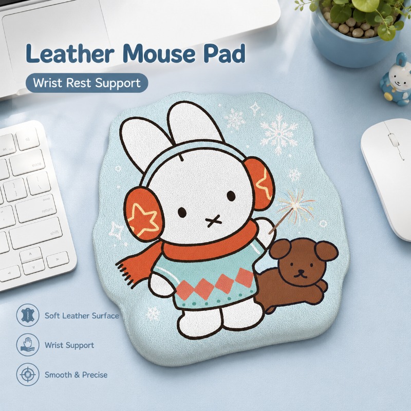 Desk Setup Design - Tapis de souris en cuir Anime