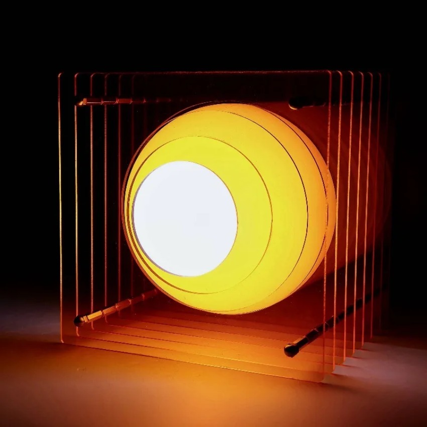 Desk Setup Lighting - Lampe lunaire en acrylique à mille
