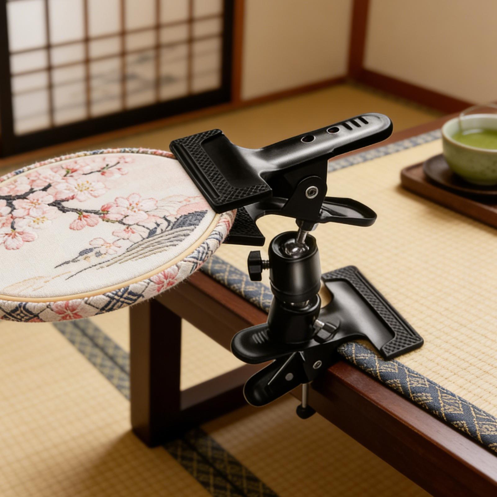 Desk Setup At Home - Support de broderie robuste et réglable