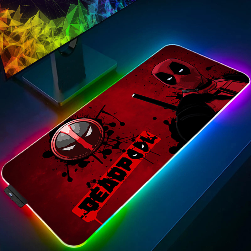Desk Setup Accessories - LED tapis de souris jeu rétro-éclairage