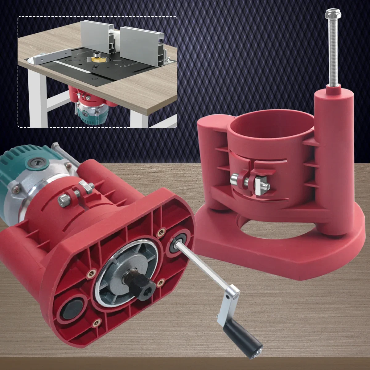 Desk Setup Pegboard - Ascenseur de routeur de précision -