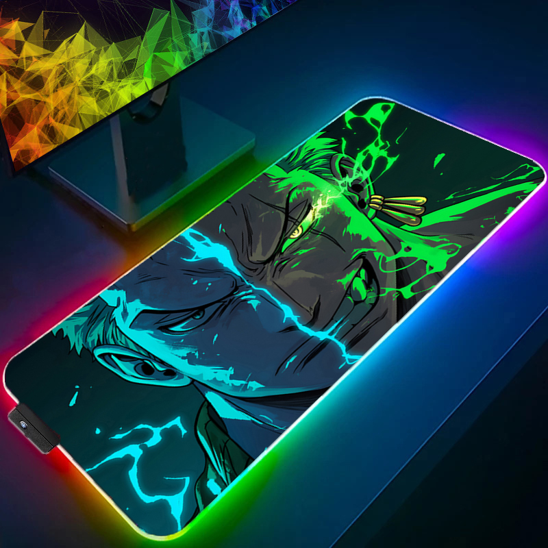 Desk Setup Accessories - ONE PIECE Zoro tapis de souris