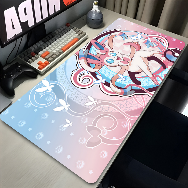 Desk Setup Accessories - Grand tapis de souris rose mignon