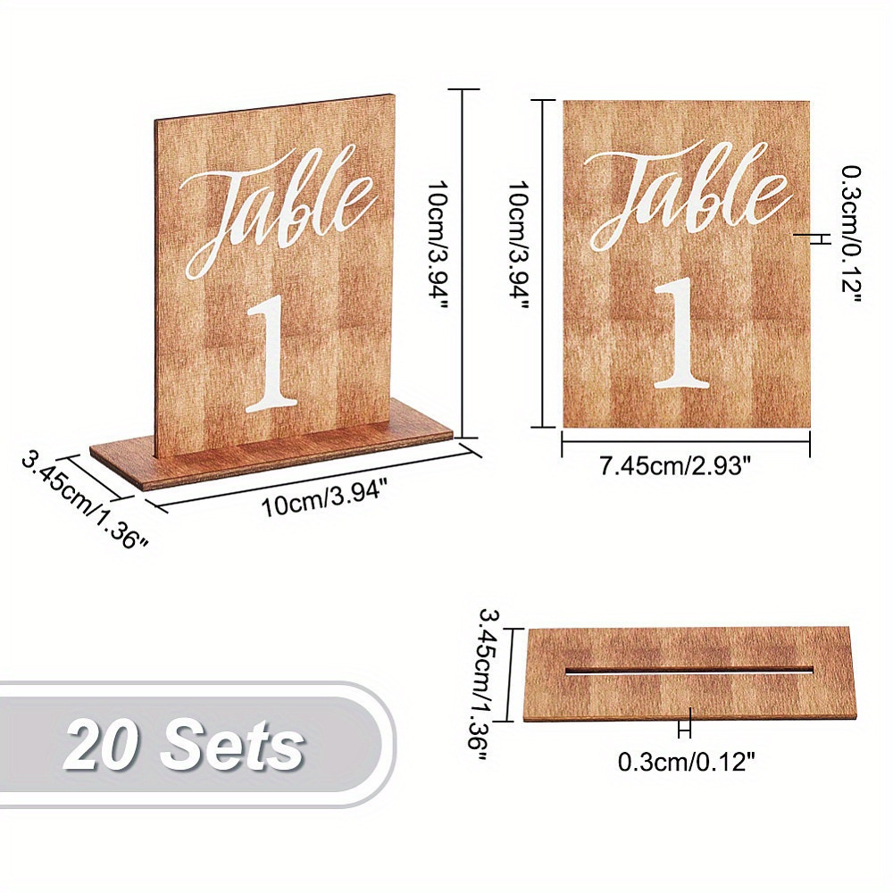 20 cartes numérotées élégantes - Desk Setup Design avis et prix