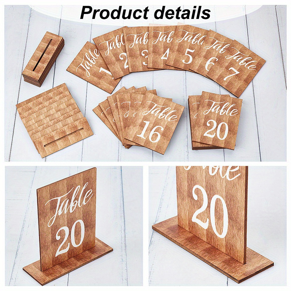 20 cartes numérotées élégantes - Desk Setup Design avis et prix