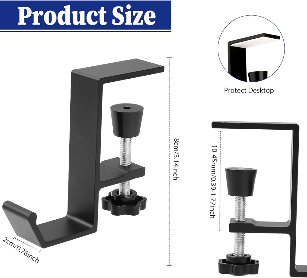 Crochet universel pour écouteu - Gaming Setup Desk avis et prix