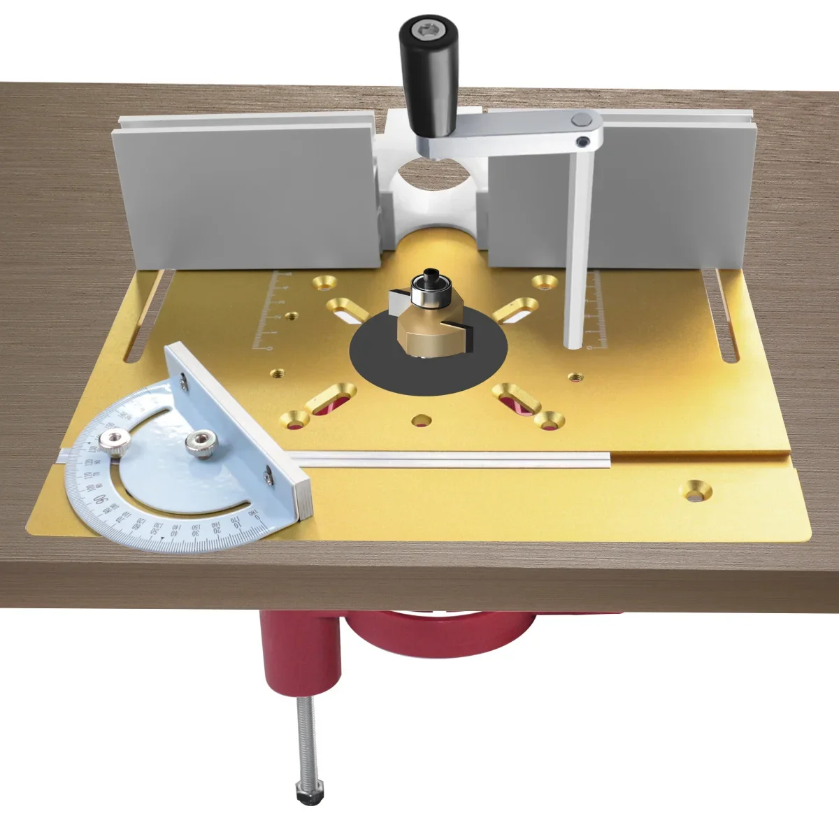 Ascenseur de routeur de précis - Desk Setup Pegboard avis et prix