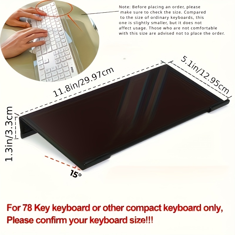 Support de clavier en acryliqu - Desk Setup Design avis et prix