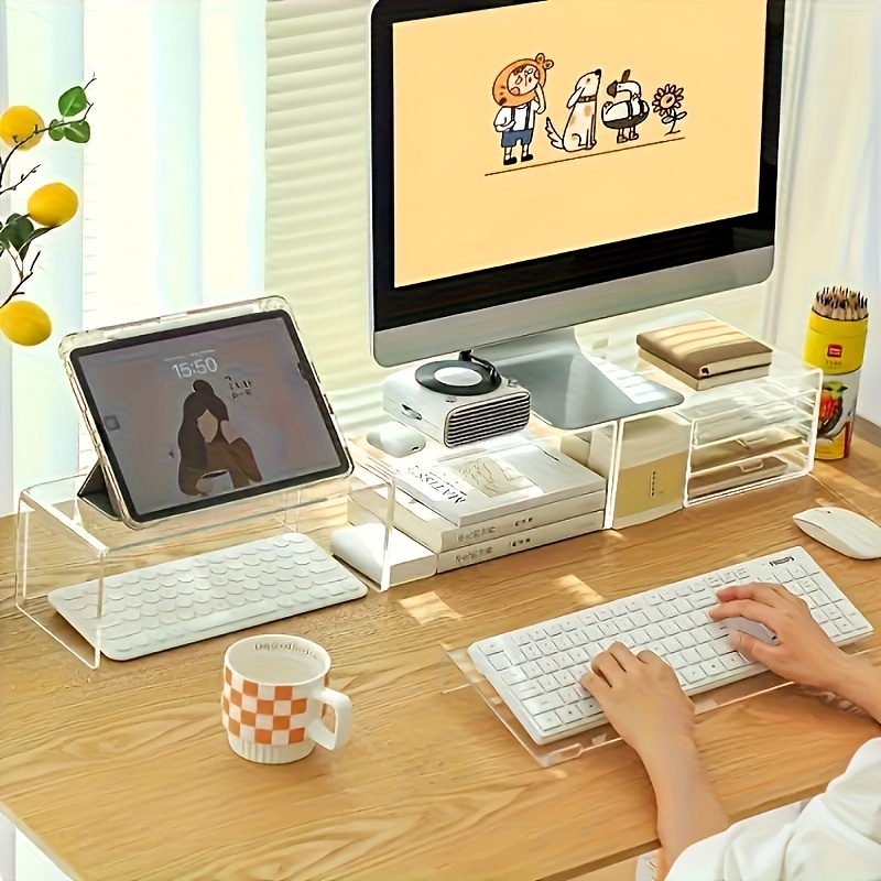Support de clavier en acryliqu - Desk Setup Design avis et prix