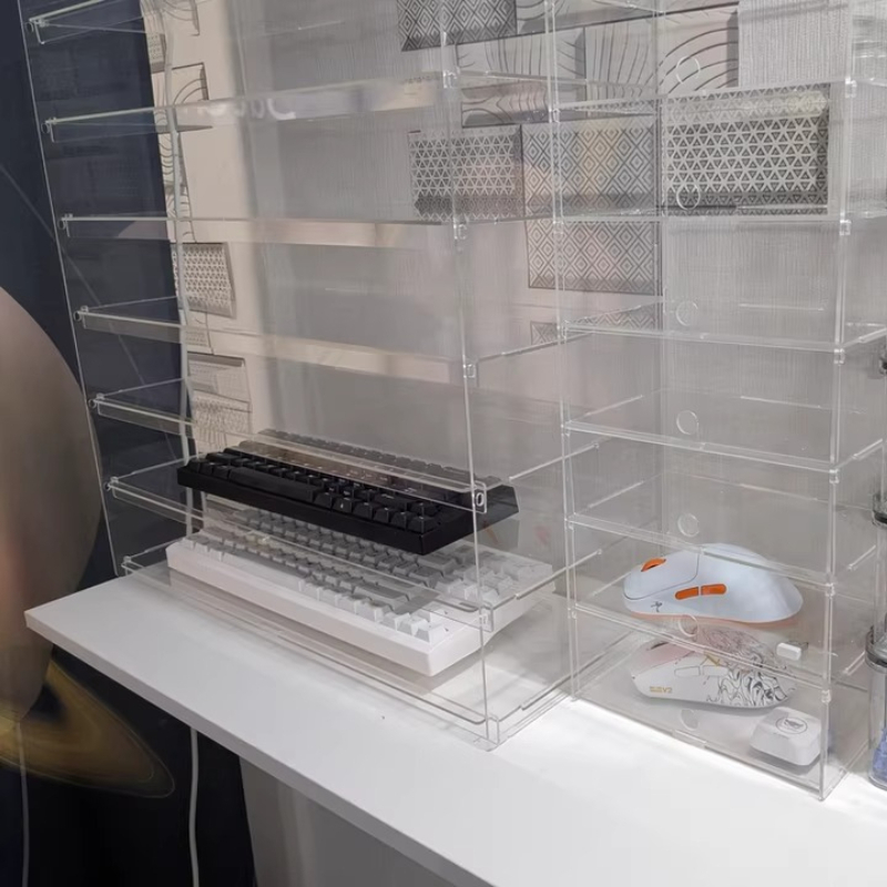 Présentoir anti-poussière en a - Desk Setup Pegboard avis et prix
