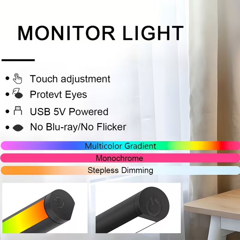 Barre lumineuse LED pour écran - Gaming Setup Desk avis et prix