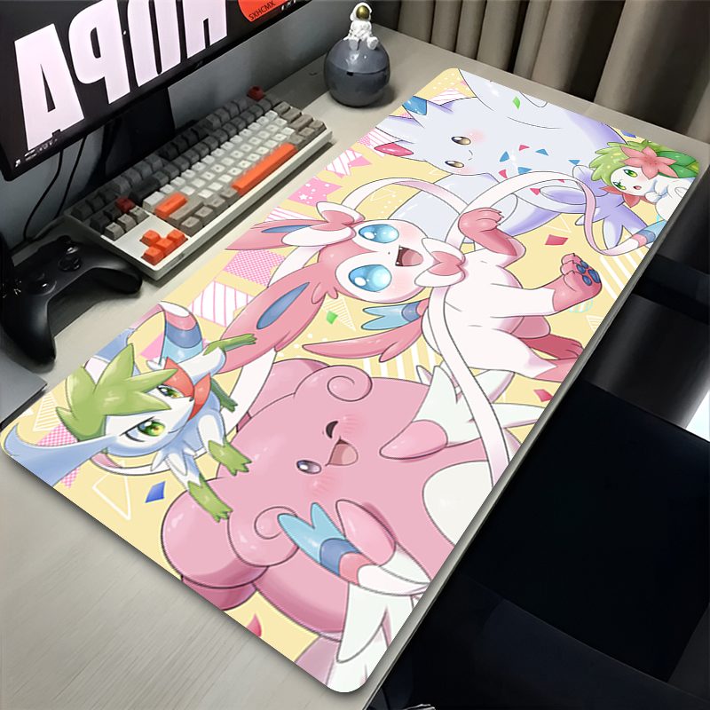 Grand tapis de souris rose mig - Desk Setup Accessories avis et prix