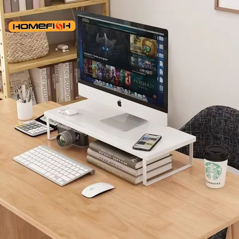 Support d'écran de bureau régl - Desk Setup Pegboard avis et prix