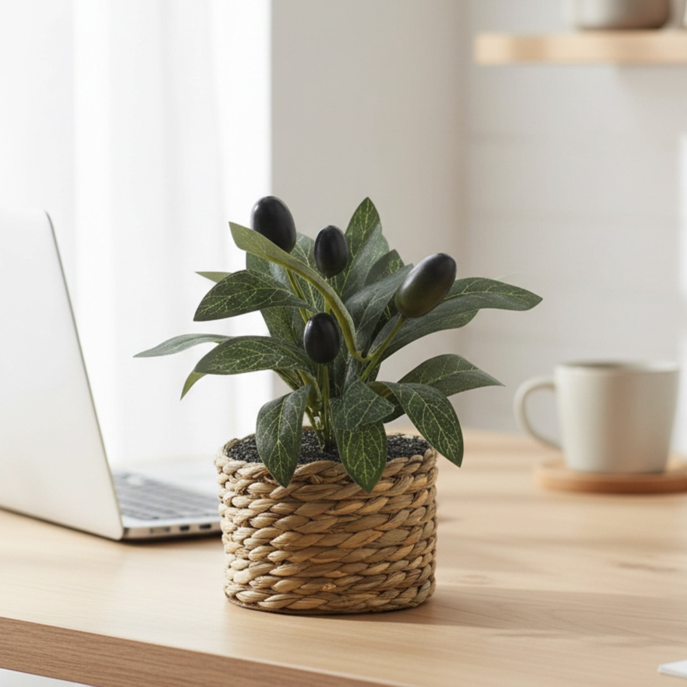 Plantes artificielles, olivier - Desk Setup At Home avis et prix